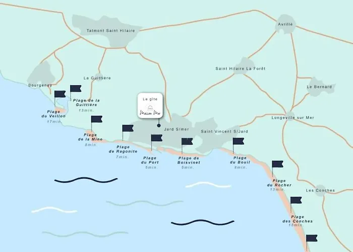 La Maison Familiale Pour 8 Proche De La Jard-sur-Mer